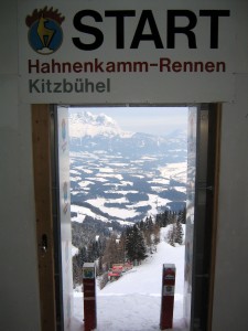 The Starthaus at the top of the Streif at Hahnenkamm