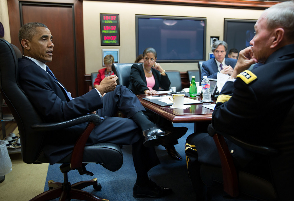 President Obama meets with his National Security Council