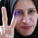 VOTER TRIUMPHANT IN IRAQ