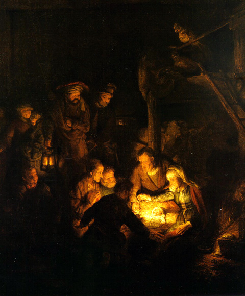 THE NATIVITY - REMBRANDT