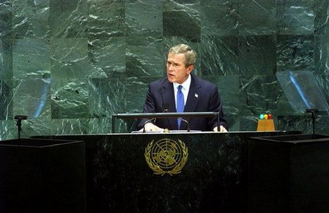 GEORGE W BUSH AT U.N. SEPT 21, 2004