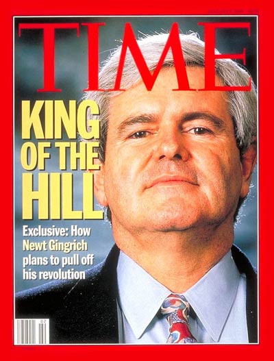 NEWT GINGRICH 1995 TIME MAGAZINE