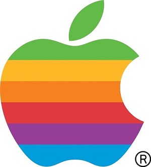 APPLE CORPORATION RAINBOW LOGO