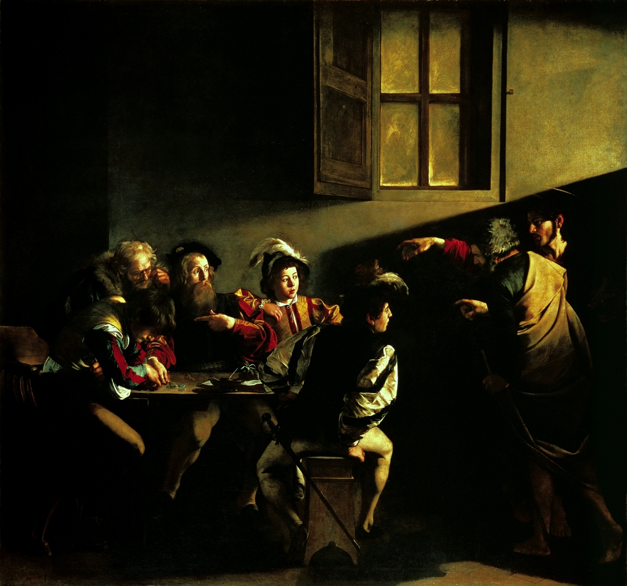 Carravagio- the Calling of St Matthew - wikipedia