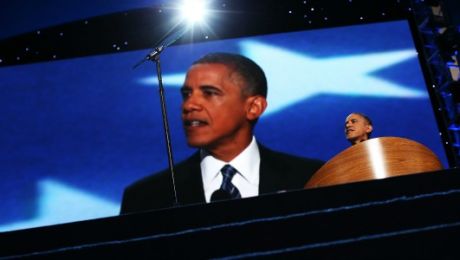 President Obama at 2012 Democratic Convention