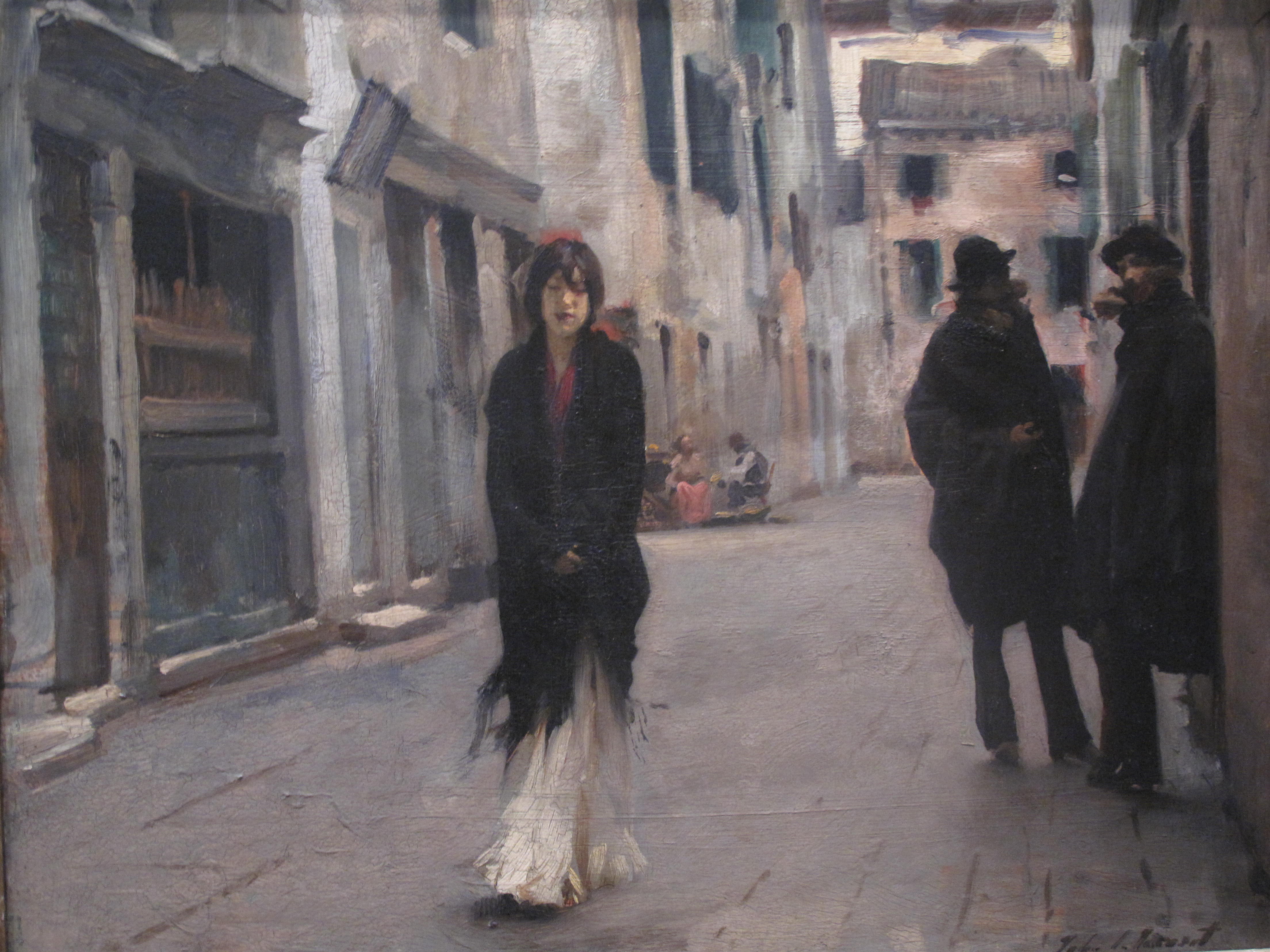 Street in Venice - John Singer Sargent- National Gallery of Art