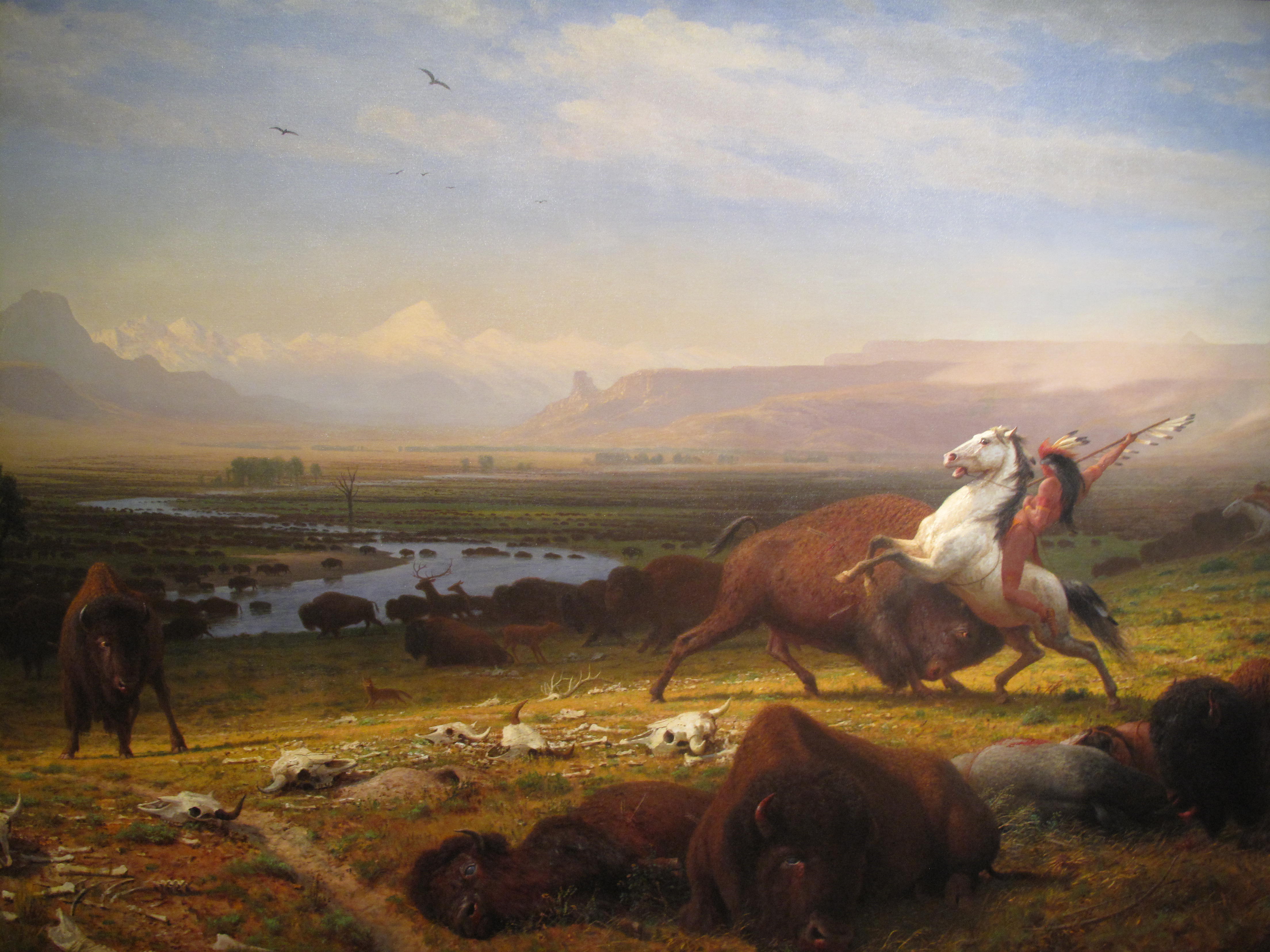 The Last of the Buffalo - Albert Bierstadt - Corcoran Gallery