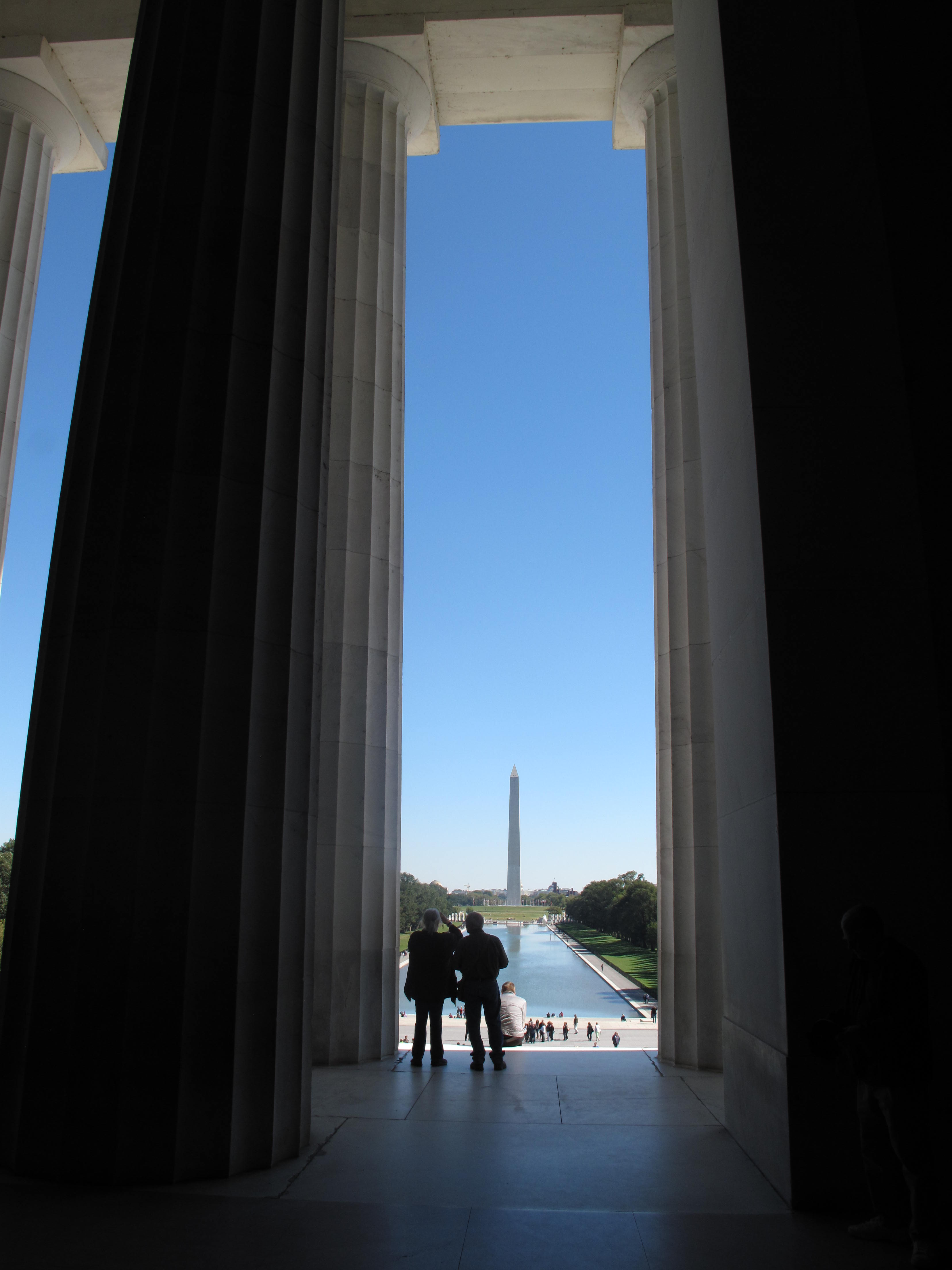 NATIONAL MALL FROM LINCOLN MEMORIAL