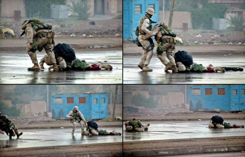 Gunnery_Sergeant_Ryan_P-1._Shane_shot_while_trying_to_rescue_wounded_Marine_in_Fallujah
