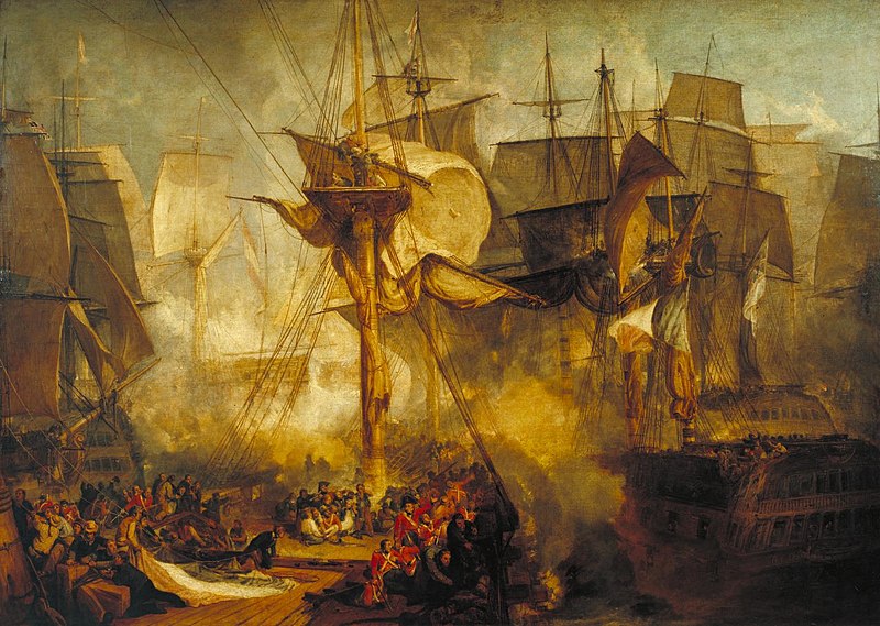 800px-Turner_The_Battle_of_Trafalgar_1806